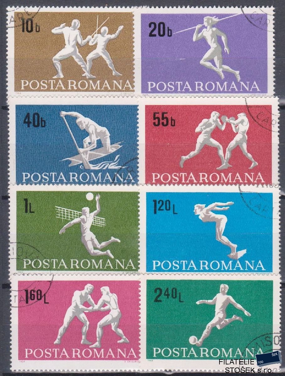 Rumunsko známky Mi 2747-54