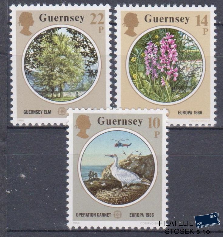 Guersney známky Mi 358-60