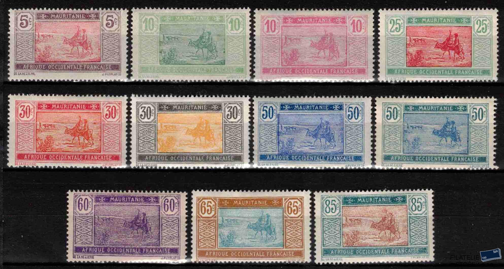Mauritanie známky Yv 39-49