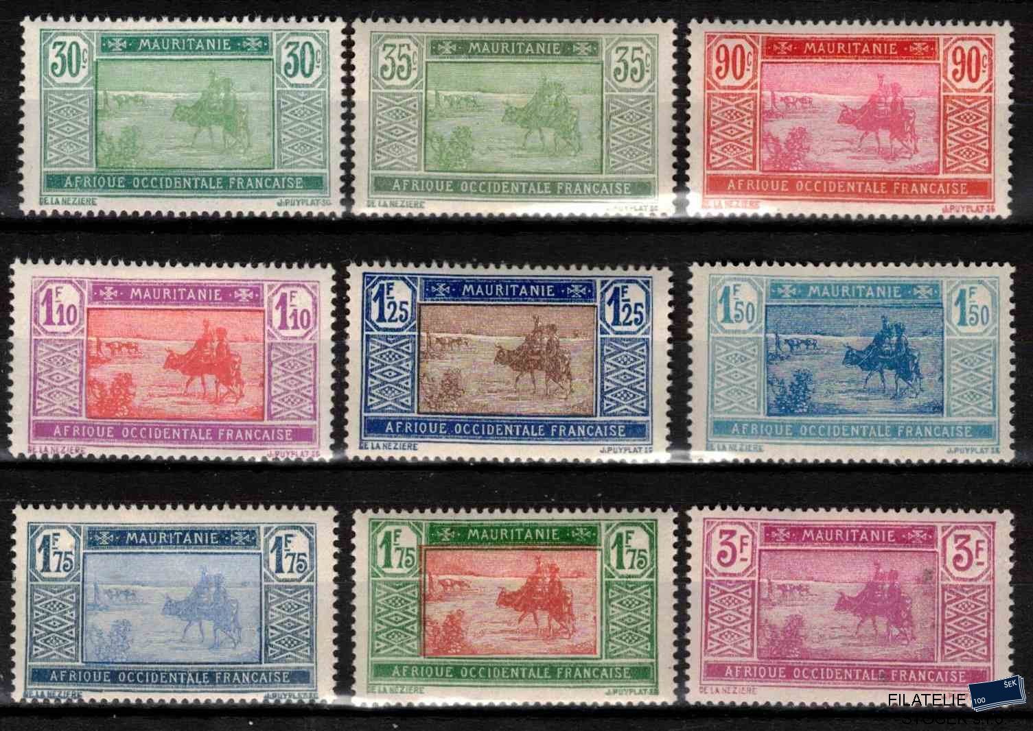 Mauritanie známky Yv 57-61