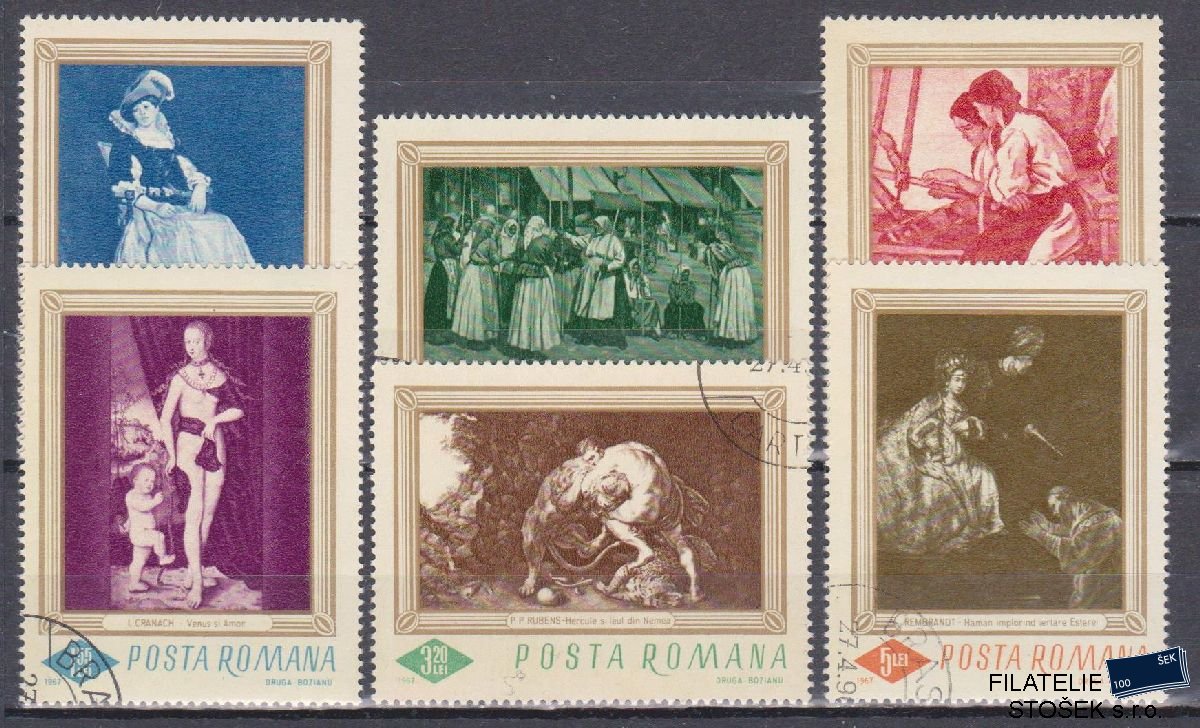Rumunsko známky Mi 2576-81