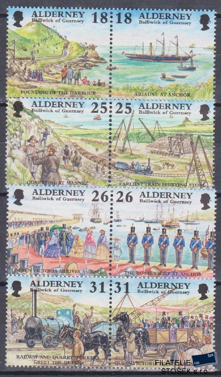 Alderney známky Mi 108-15
