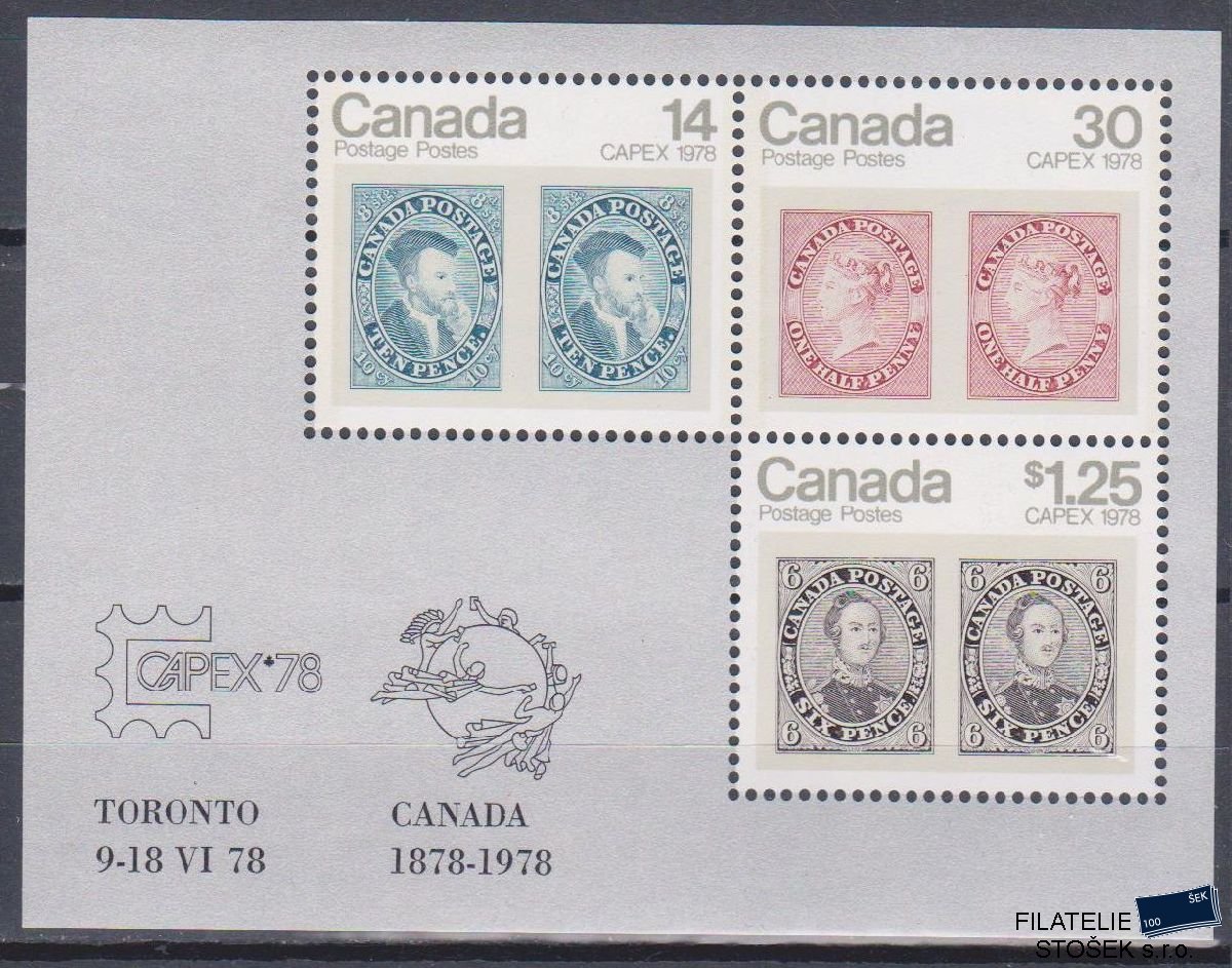 Kanada známky Mi Blok 1