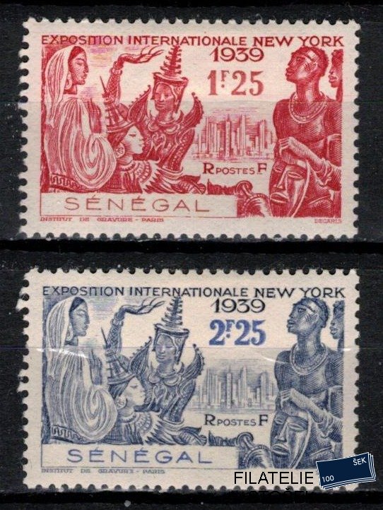 Senegal známky Yv 153-4