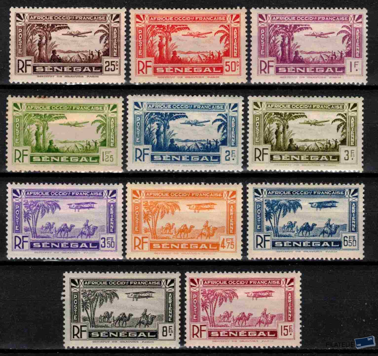 Senegal známky Yv PA 1-11