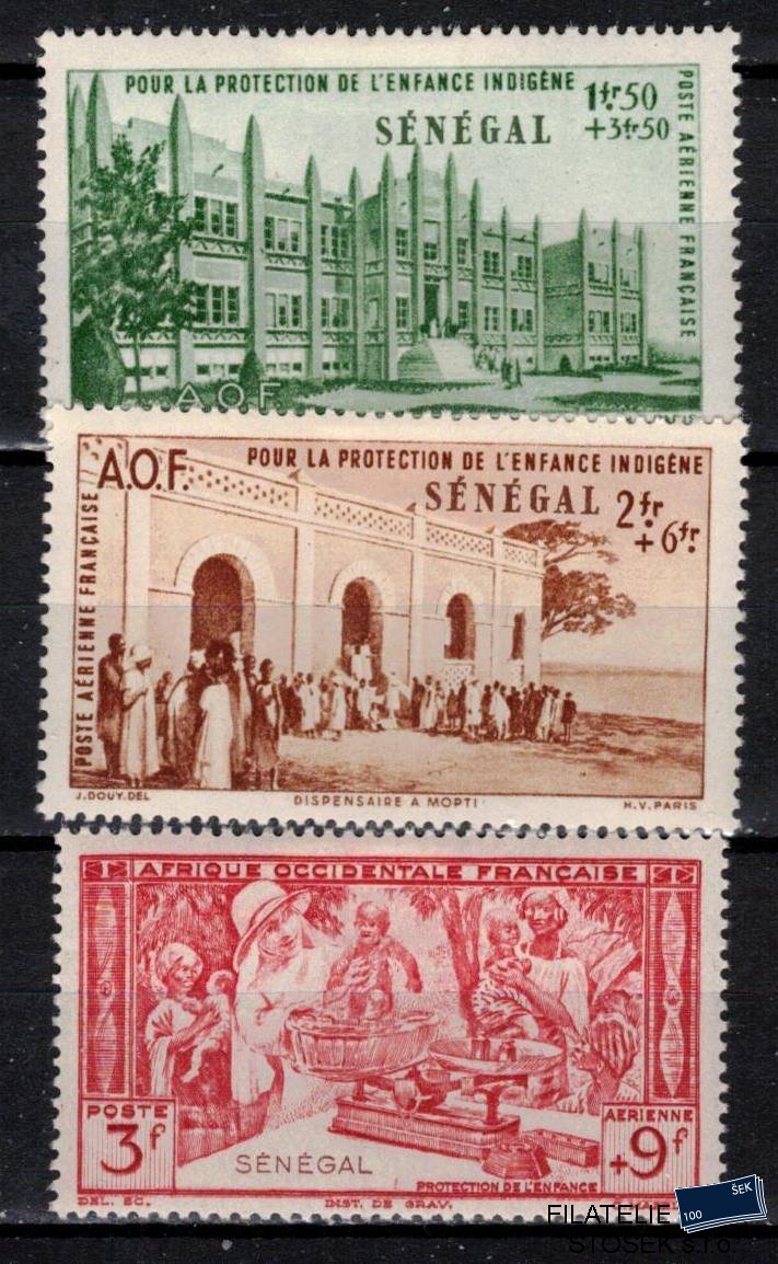 Senegal známky Yv PA 18-20