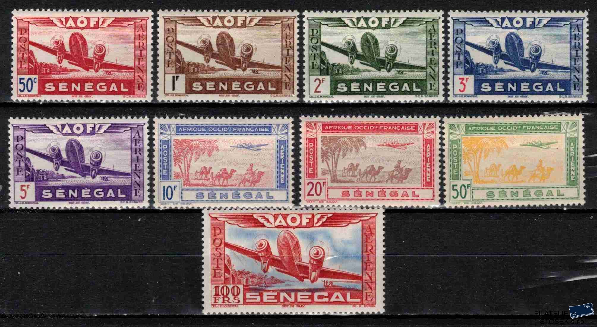 Senegal známky Yv PA 22-30