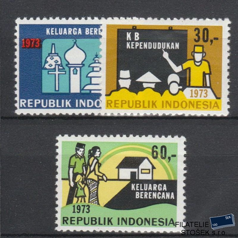 Indonésie známky Mi 744-46