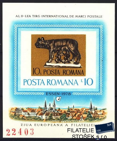 Rumunsko známky Mi Bl.155