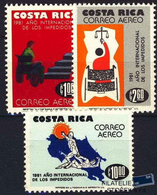 Costa Rica známky Mi 1137-9