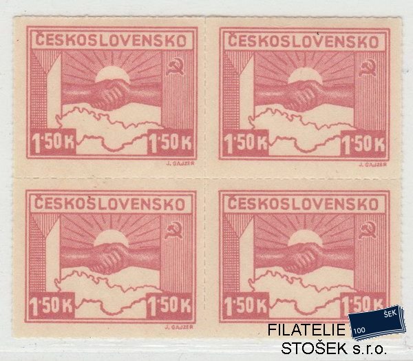 ČSSR známky 353a Průsek