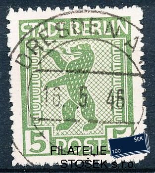 Sovětská Zóna-Berlín  známky Mi 001 B