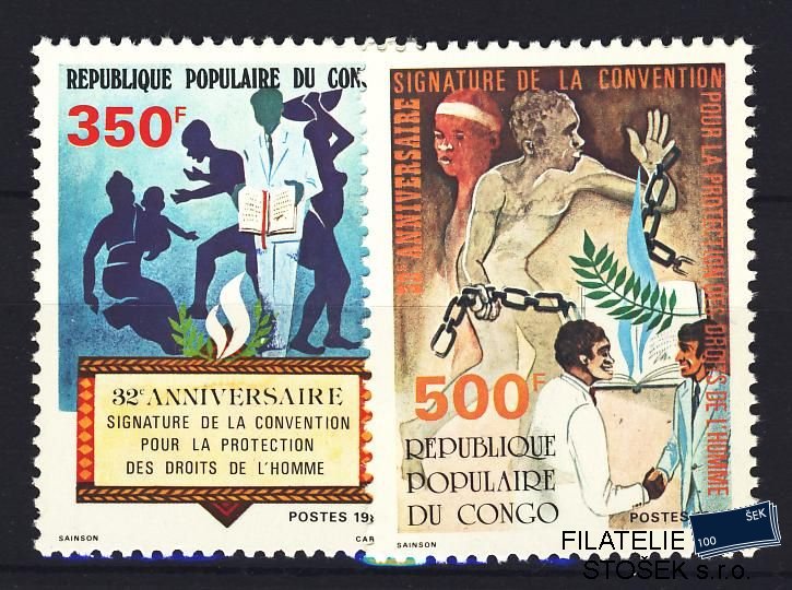 Congo fr. známky Mi 0758-9
