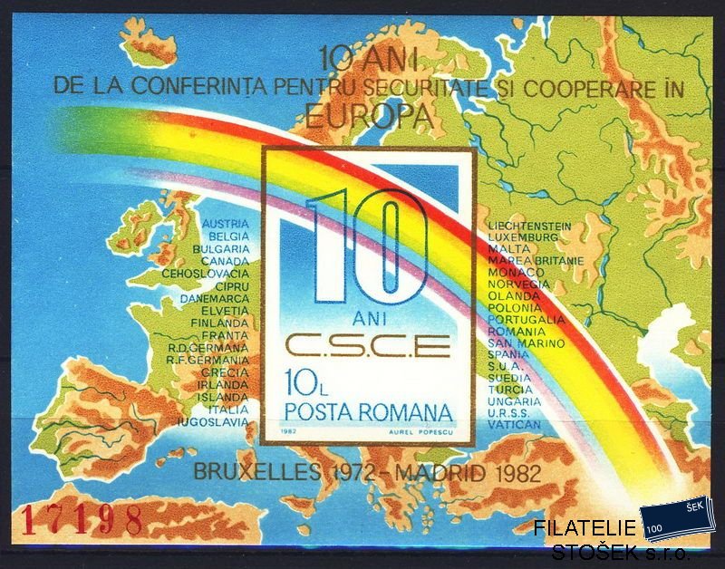 Rumunsko známky Mi Bl. 190