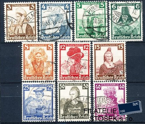 Dt. Reich známky Mi 588-97