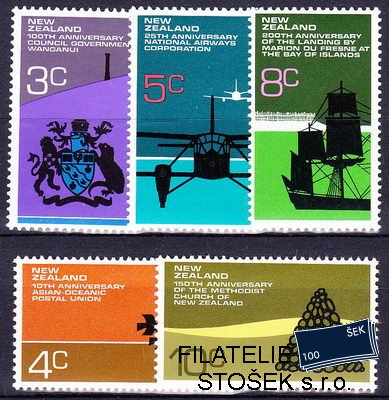 N.Zéland známky Mi 579-83