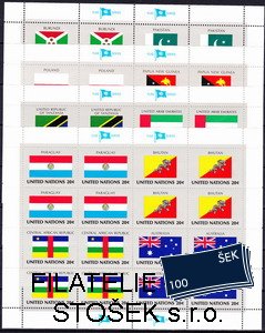 OSN USA známky Mi 448-63 tiskové listy