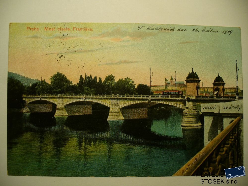 Praha Most císaře Františka  - pohledy