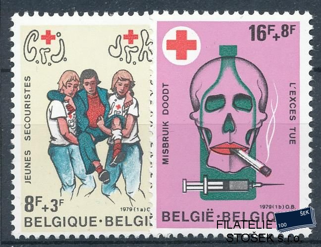 Belgie známky Mi 1973-74