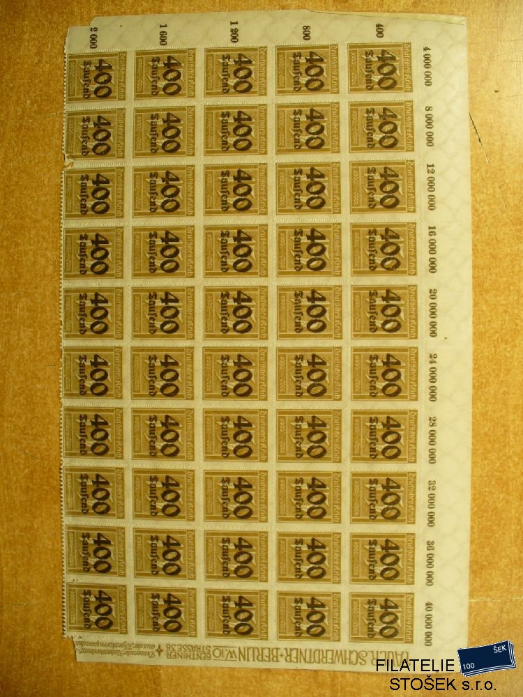 Německo známky Mi 297 Blok