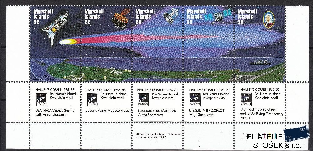 Marshall Islands známky Mi 62-66