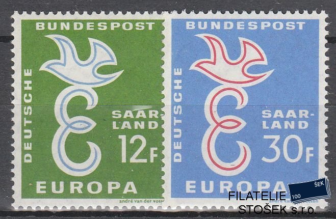 Sársko známky Mi 439-40