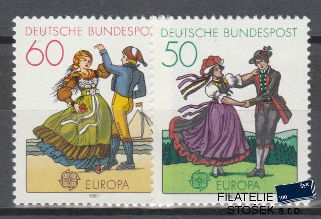 Německo známky Mi 1096-97