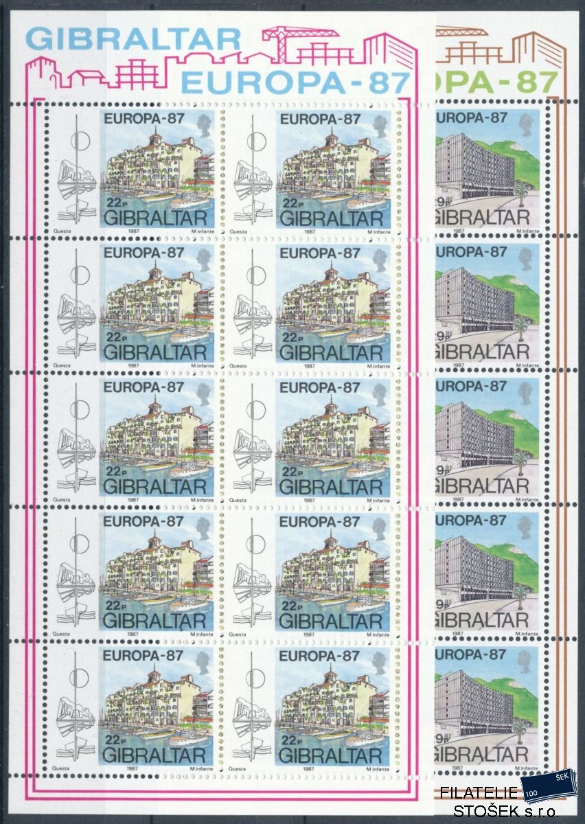 Gibraltar známky Mi 519-20 KL