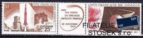 Cote des Somalis známky 1966 Satelite