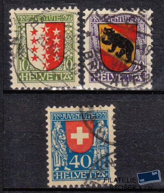 Švýcarsko známky Mi 172-174