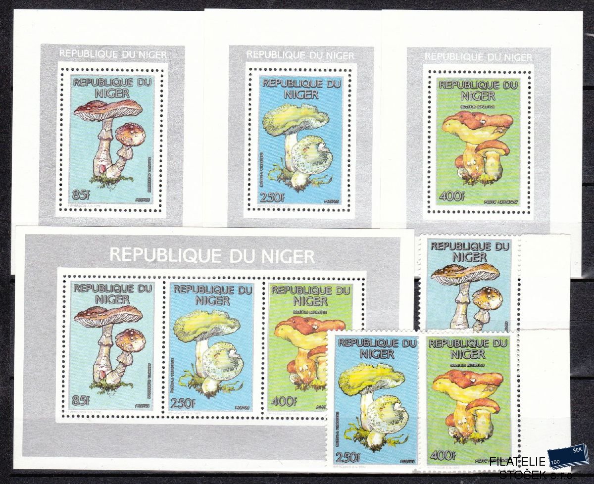 Niger známky Mi 1108,11,12 + Blok 56,59,60 KL