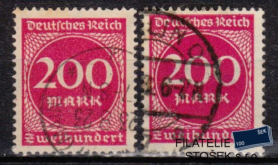 Dt. Reich známky Mi 269 Barvy