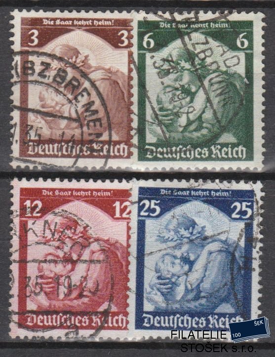 Dt. Reich známky Mi 565-68