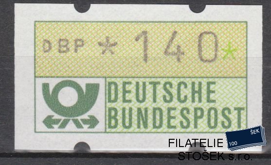 Bundes známky Mi A 1 - 140 PFG