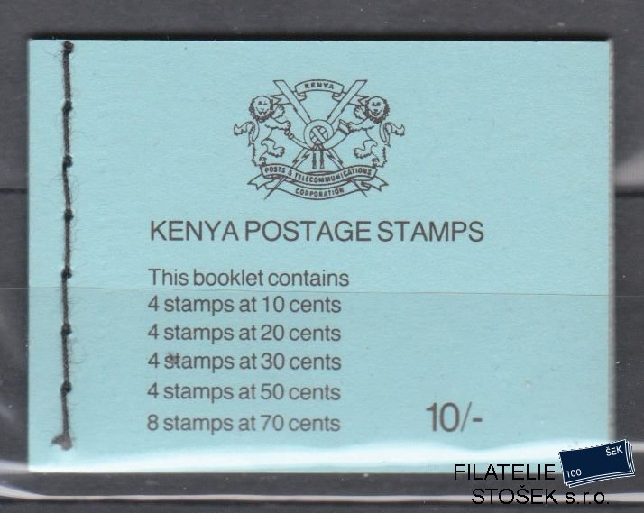Kenya známky Známkový sešitek - Kytky