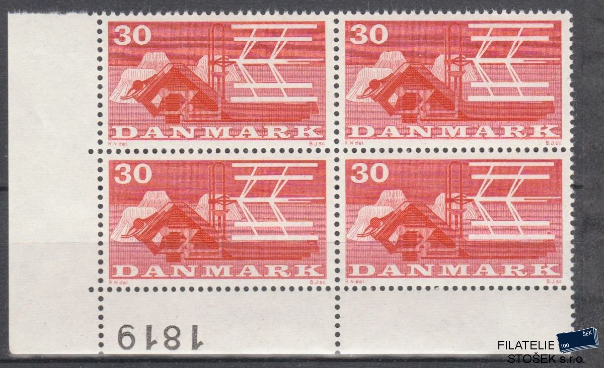 Dánsko známky 379 4 Blok