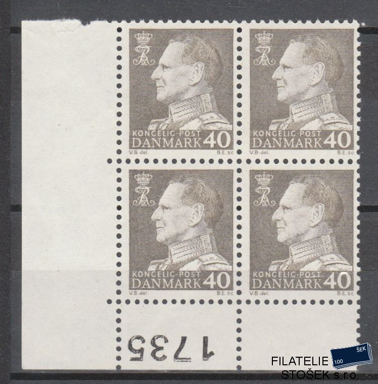Dánsko známky 393 4 Blok