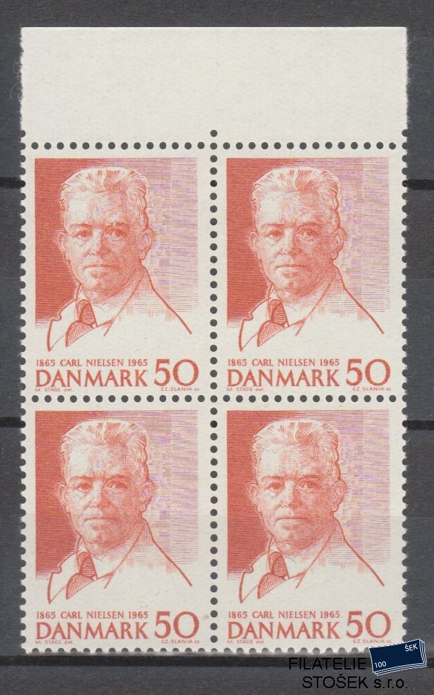 Dánsko známky 432y 4 Blok