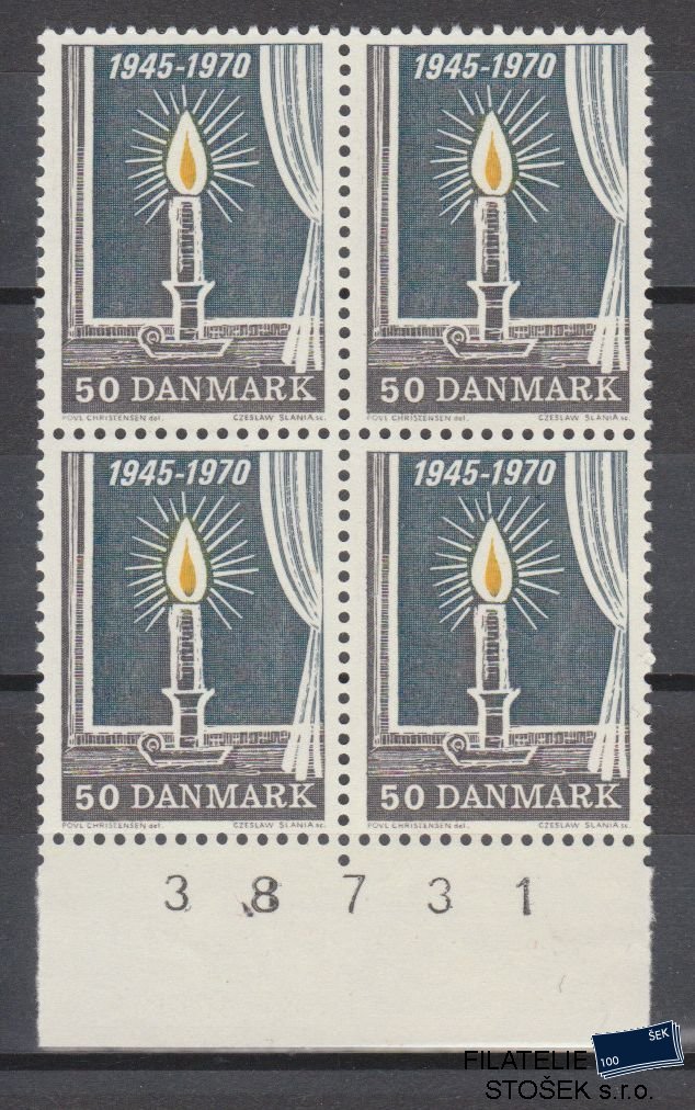 Dánsko známky 494 4 Blok