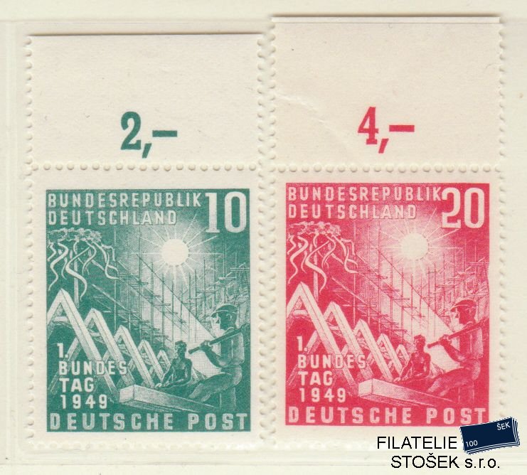 Bundes známky Mi 111-12