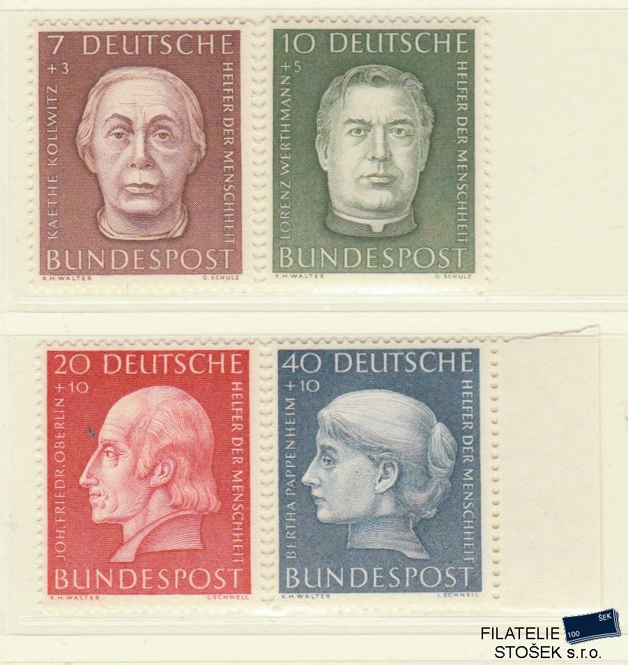 Bundes známky Mi 200-3