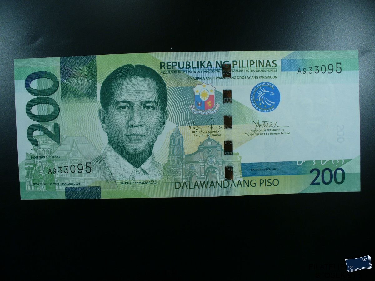 Philipinas - nepoužitá bankovka - 200 Piso