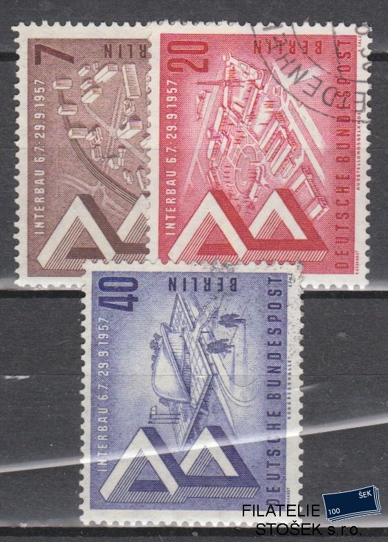 Berlín známky Mi 160-62