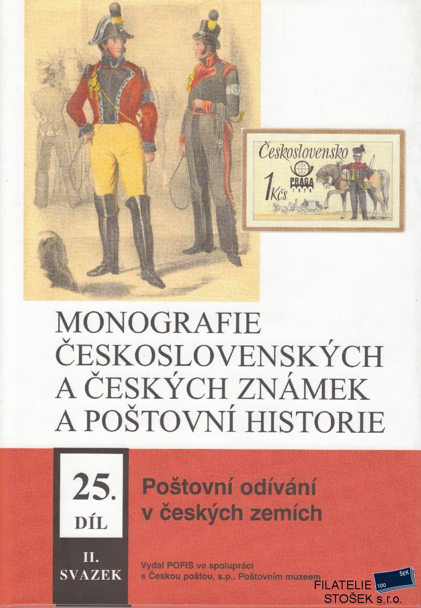 Monografie - 25 Díl - Poštovní odívání + Černotisk