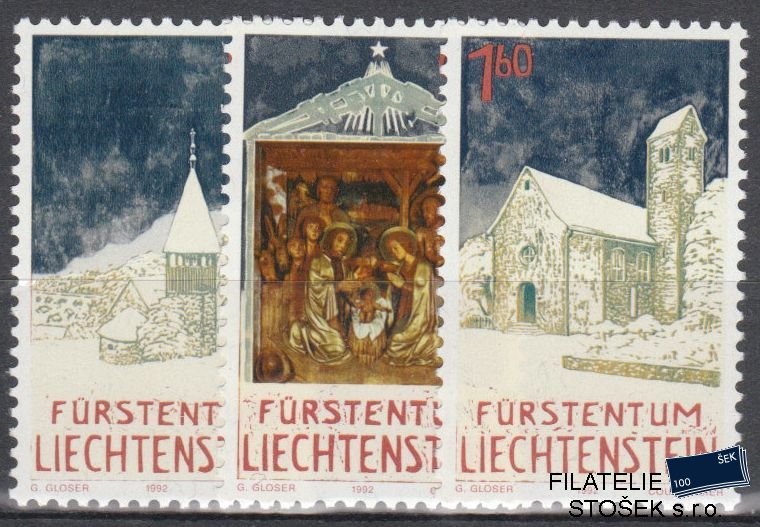 Liechtenstein známky Mi 1050-52