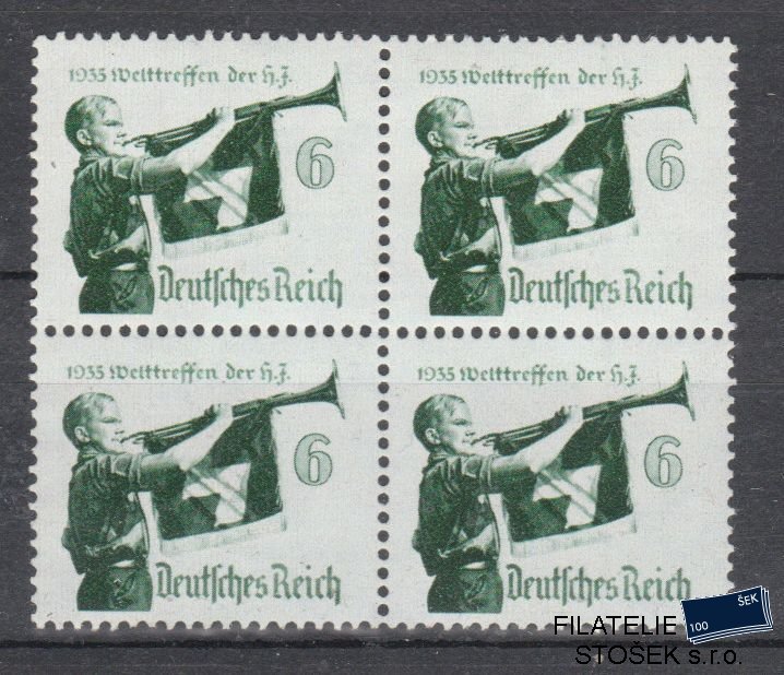 Dt. Reich známky Mi 584y 4 Blok