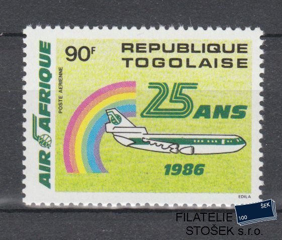Togo známky 2000 - Letadlo