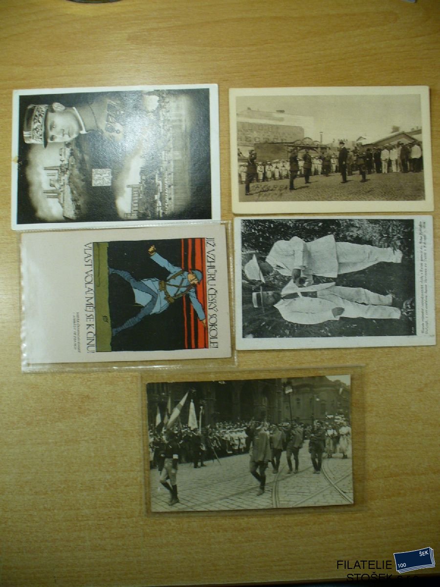 Partie pohlednic - Vojenské