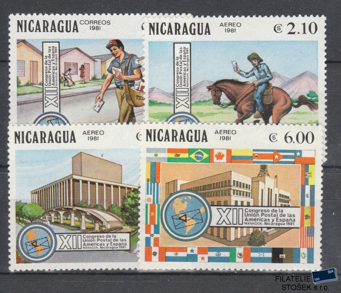 Nikaragua známky Mi 2197-2200