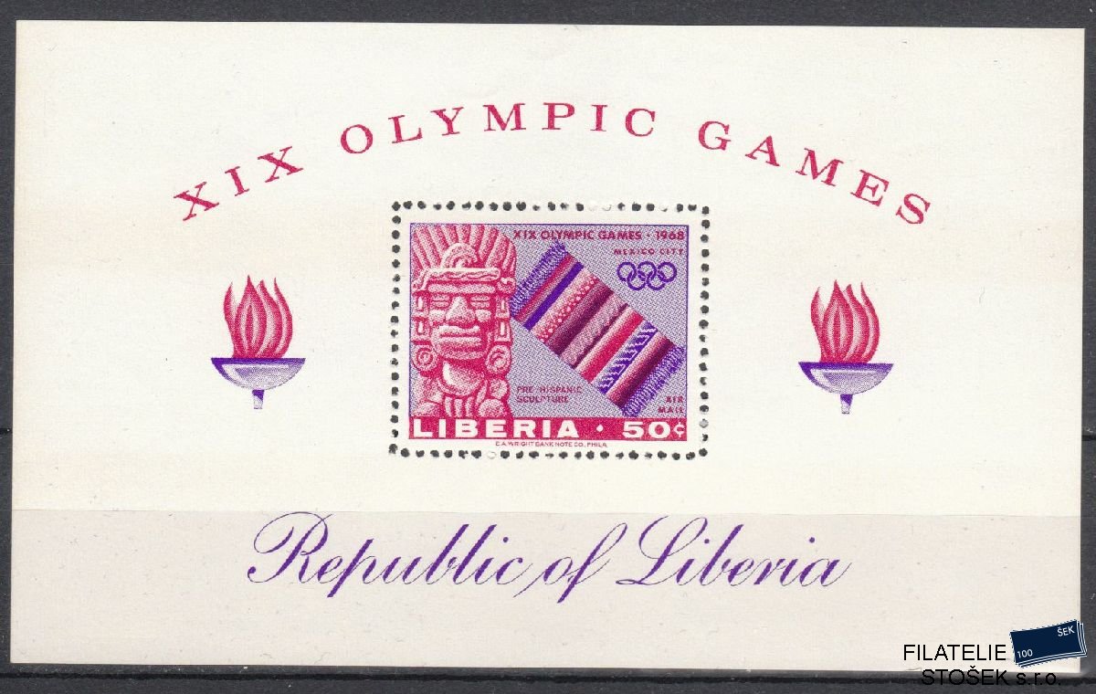 Liberia známky Mi Blok41 - Olympijské hry